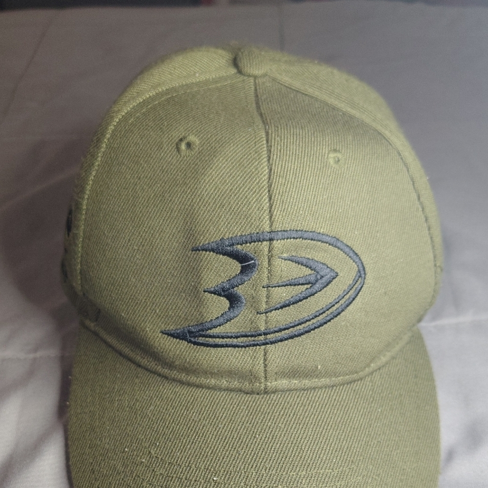 Olive Green Baseball Cap with Embroidered Logo
